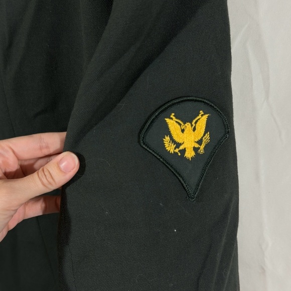 Vintage U.S. Army Class A Dress Green Wool Coat – 42L (FSN 8405-286-5173 Vietnam - Picture 6 of 9